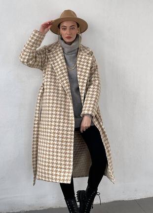 Пальто кашемир утепленное на синтепоне ☁️ на затин теплое зимнее осеннее пальто