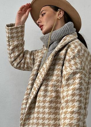 Пальто шерсть утеплена на синтепоне ☁️ на затин теплое зимнее осеннее пальто2 фото