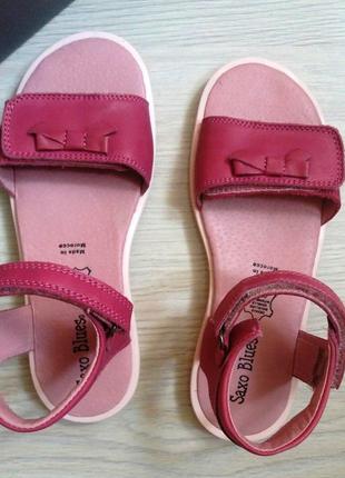 Кожаные босоножки orchestra, франция, оригинал + колготки в подарок