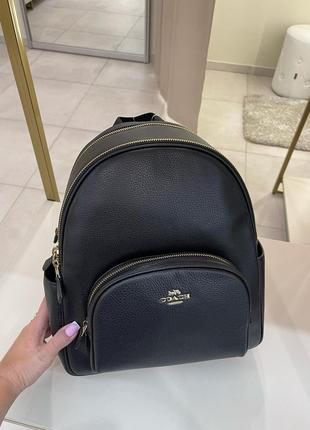 Рюкзак coach court medium backpack кожа оригинал