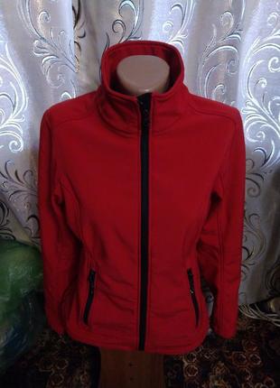 Жіноча куртка softshell софтшелл на флісі crane