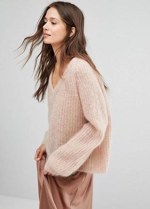 Мягкий уютный свитер джемпер пуловер шерсть альпака