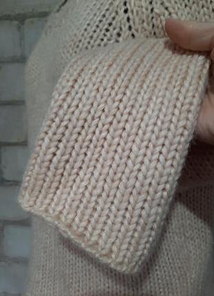 Мягкий уютный свитер джемпер пуловер шерсть альпака8 фото