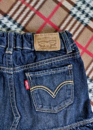 Джинсовая юбка с шортиками levi's3 фото