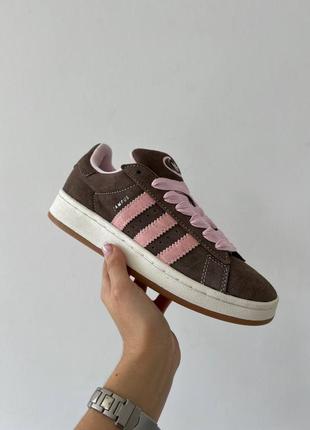 Кроссовки adidas campus 00s dust cargo clear pink9 фото