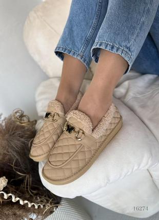 Лоферы деми экокожа