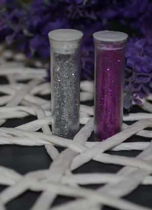 Блискітки пісок дрібні кольорові різнокольорові для нігтів або декору2 фото