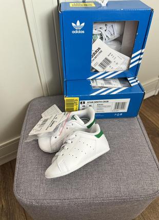 Adidas stan smith crib infants пінетки для перших кроків кросівки топіки оригінал 18,19,20р ecco geox reima biomecanics pablosky3 фото