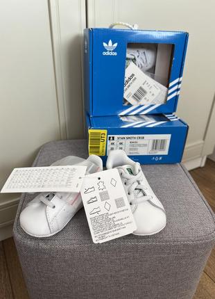 Adidas stan smith crib infants пінетки для перших кроків кросівки топіки оригінал 18,19,20р ecco geox reima biomecanics pablosky7 фото