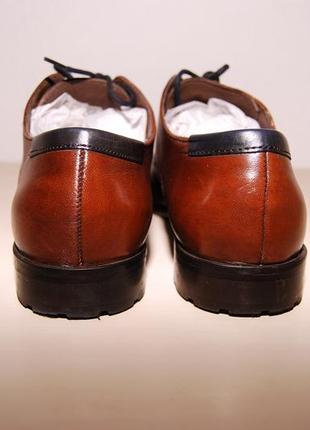 Стильные кожаные мужские туфли braska размер 39 идут и на 40 (по стельке 26см)7 фото