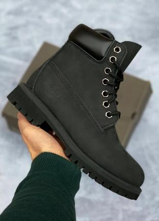 Timberland classic boots black. боьики деми