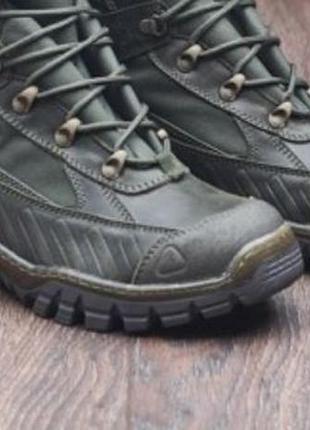 Тактичні черевики зсу зелені чоловічі осінні,зимові,військові берци хакі,осінь,зима,воєнні берці4 фото