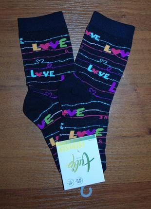 Демисезонные носки 1-3, 3-5, 5-7, 7-9, 11-13 бросс bross сердечки love