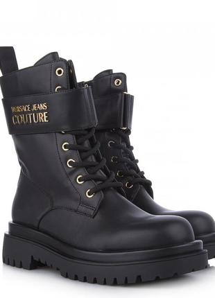 Ботинки женские versace jeans couture черный 788356