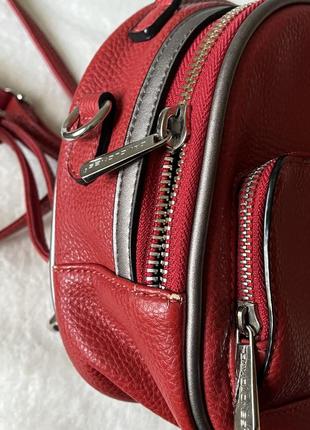 Рюкзак маленький, красный david jones9 фото
