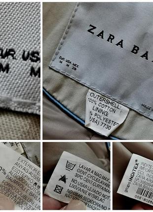 Тренч zara тренчкот плащ zara basic тренч лондон4 фото