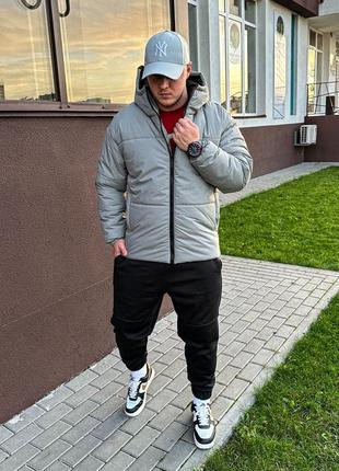Топ! зимняя куртка пуховик с капюшоном2 фото