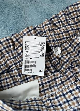 Штани в клітинку h&m4 фото