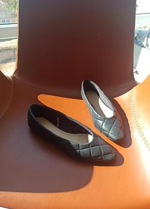 Балетки туфлі чорні нм нові 36 розмір і 37 розмір5 фото