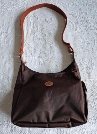 🌈🕊️🌻 женская нейлоновая сумка кросбоди  сумка хобо  longchamp4 фото