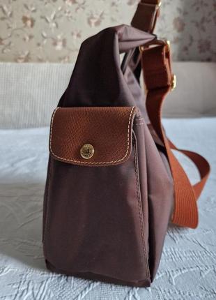 🌈🕊️🌻 женская нейлоновая сумка кросбоди  сумка хобо  longchamp6 фото