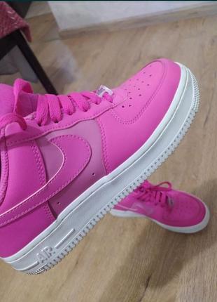 Кроссовки nike air force 1 pink2 фото