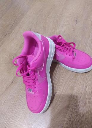 Кроссовки nike air force 1 pink1 фото