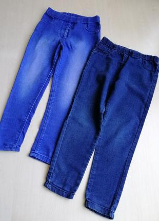 Джинси, джегінси р.110,116, 5-6 років, дівчинці.