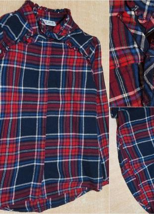 Next сорочка 5-7 років в клітинку рубашка в клеточку