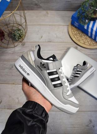 Стильные ядовые кроссовки adidas forum low