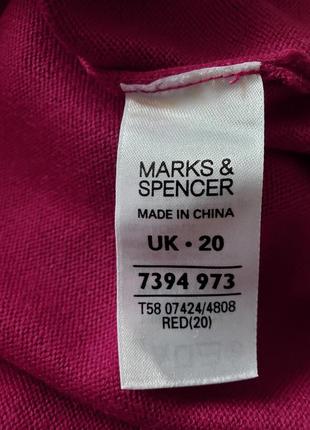 Трендовый джемпер с короткими рукавами marks and spencer 20 uk5 фото