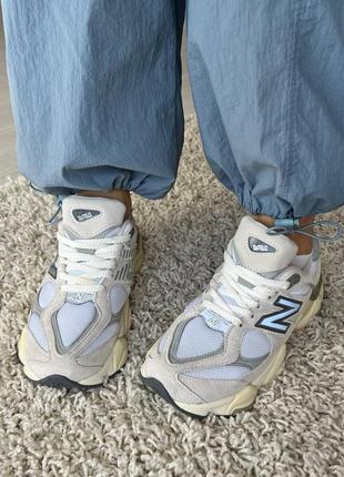 Крутезні кросівки new balance « sea salt white »5 фото