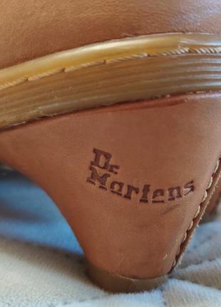 Кожаные туфли на каблуке dr.martens р.383 фото