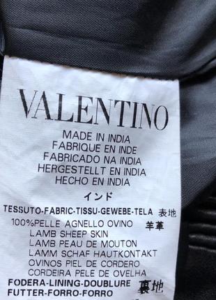 Шкіряна куртка valentino8 фото