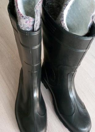 Сапоги мужские резиновые verona пвх зеленый