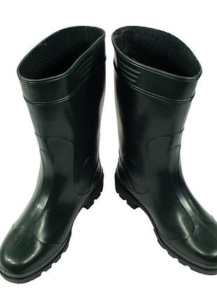 Сапоги мужские резиновые verona пвх зеленый