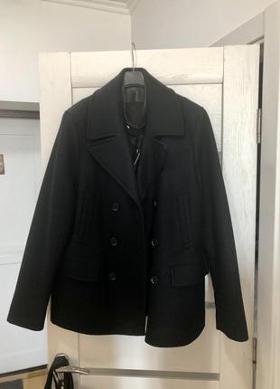 All saints mens pea coat best sale