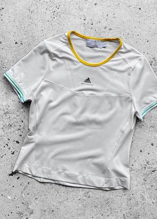 Adidas x stella mccartney women’s barricade sports t-shirt женская, спортивная футболка