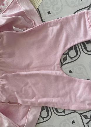 Набор для малышей боди штанишки кофточка 62-68 см 3-6 месяца3 фото