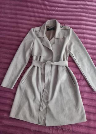 Плащ на запах мягкая ткань пог-48,длин-88см