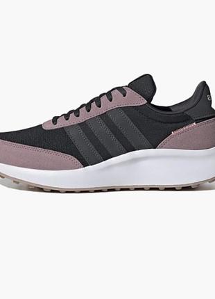 Женские кроссовки adidas run 70s shoes black/pink gw5610