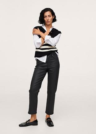 Штани, брюки, вощені штани джинси, вощеные джинсы, джинсы з ефектом шкіри