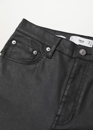 Штани, брюки, вощені штани джинси, вощеные джинсы, джинсы з ефектом шкіри6 фото