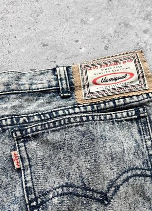 Levi’s the original vintage rare blue denim shorts винтажные, джинсовые шорты7 фото