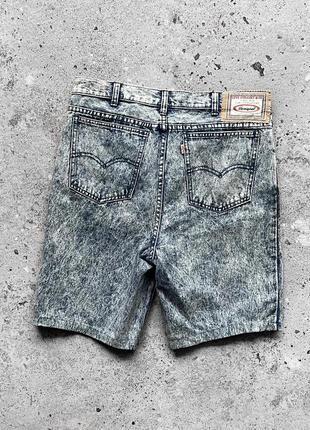 Levi’s the original vintage rare blue denim shorts винтажные, джинсовые шорты3 фото