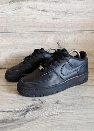 Кожаные кроссовки б/у найк nike air force 1 38 р 25 см2 фото