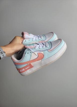 Nike air force 1 blue кроссовки