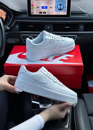 Женские кроссовки nike air force 1 low сlassic white premium