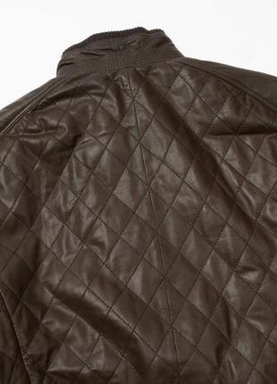 Gallotti leather jacket  чоловіча шкіряна куртка6 фото