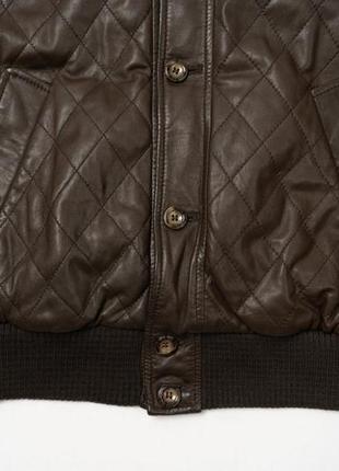 Gallotti leather jacket  чоловіча шкіряна куртка2 фото